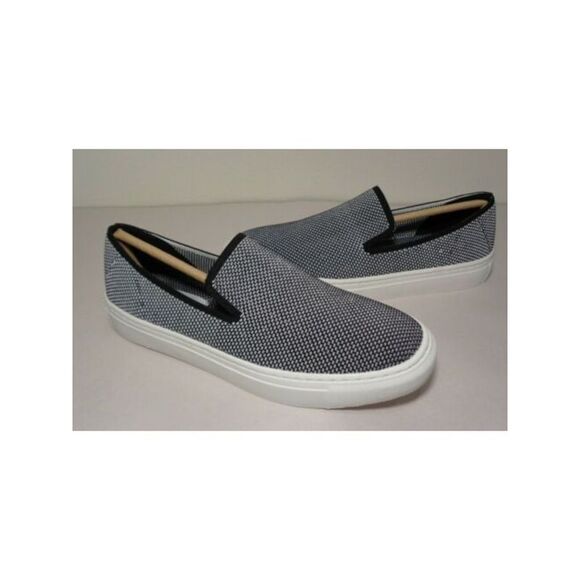 STEVEN NEW YORK Womens Black Knit Kraft Round Toe Slip On Sneakers 5.5 M - Picture 1 of 3